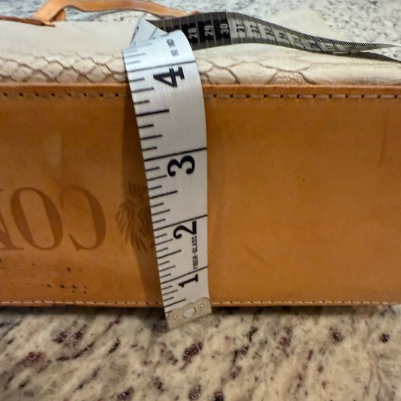 Consuela Cream Tote Bag with accessories.  Gently used. See pics for flaws. - Picture 4 of 16